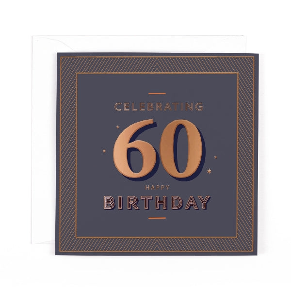 60th Age Birthday Card