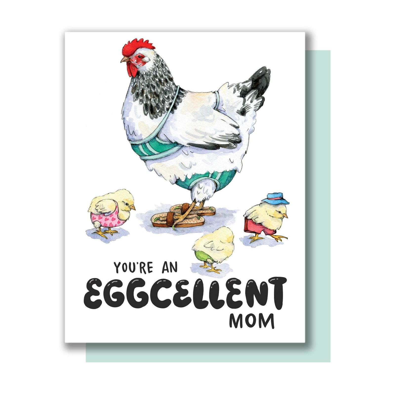 Eggcellent Mom Mother's Day Card