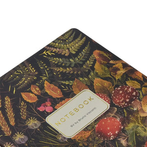 Forest Mushrooms Small Lined Notebook