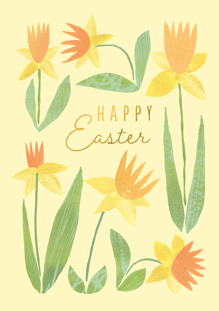 Daffodils Easter Card