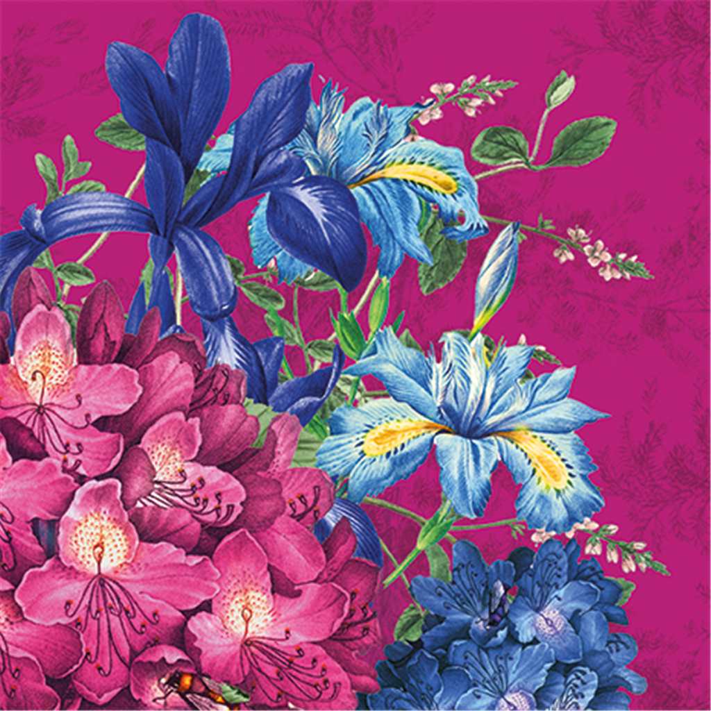 Azure Elegance Blank Art Card