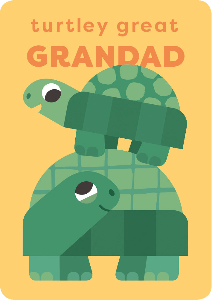 Turtley Great Grandad Father's Day Card