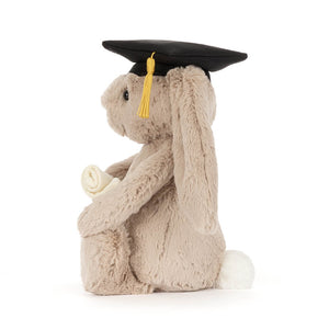 Jellycat Bashful Bunny Grad Outfit Plush