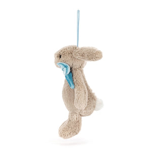 Jellycat Bashful Beige Bunny Plush Ornament