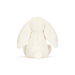 Jellycat Bashful Cream Bunny With Rose Plush