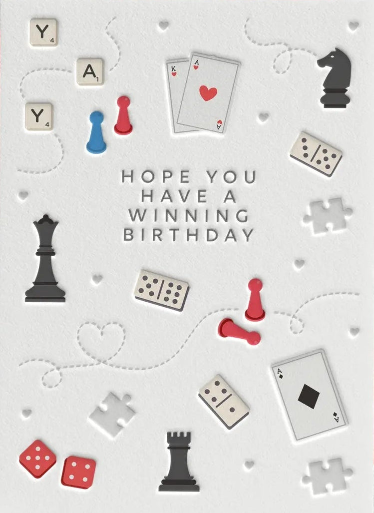 Board Games Birthday Card