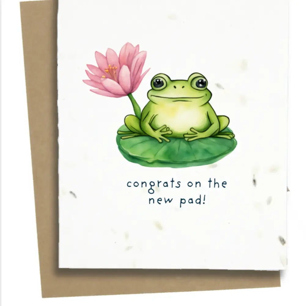 New Pad Plantable New Home Card