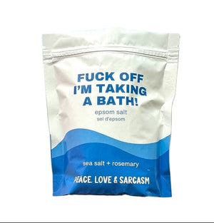 Peace, Love & Sarcasm Epsom Salt Bath Soak | Fuck Off