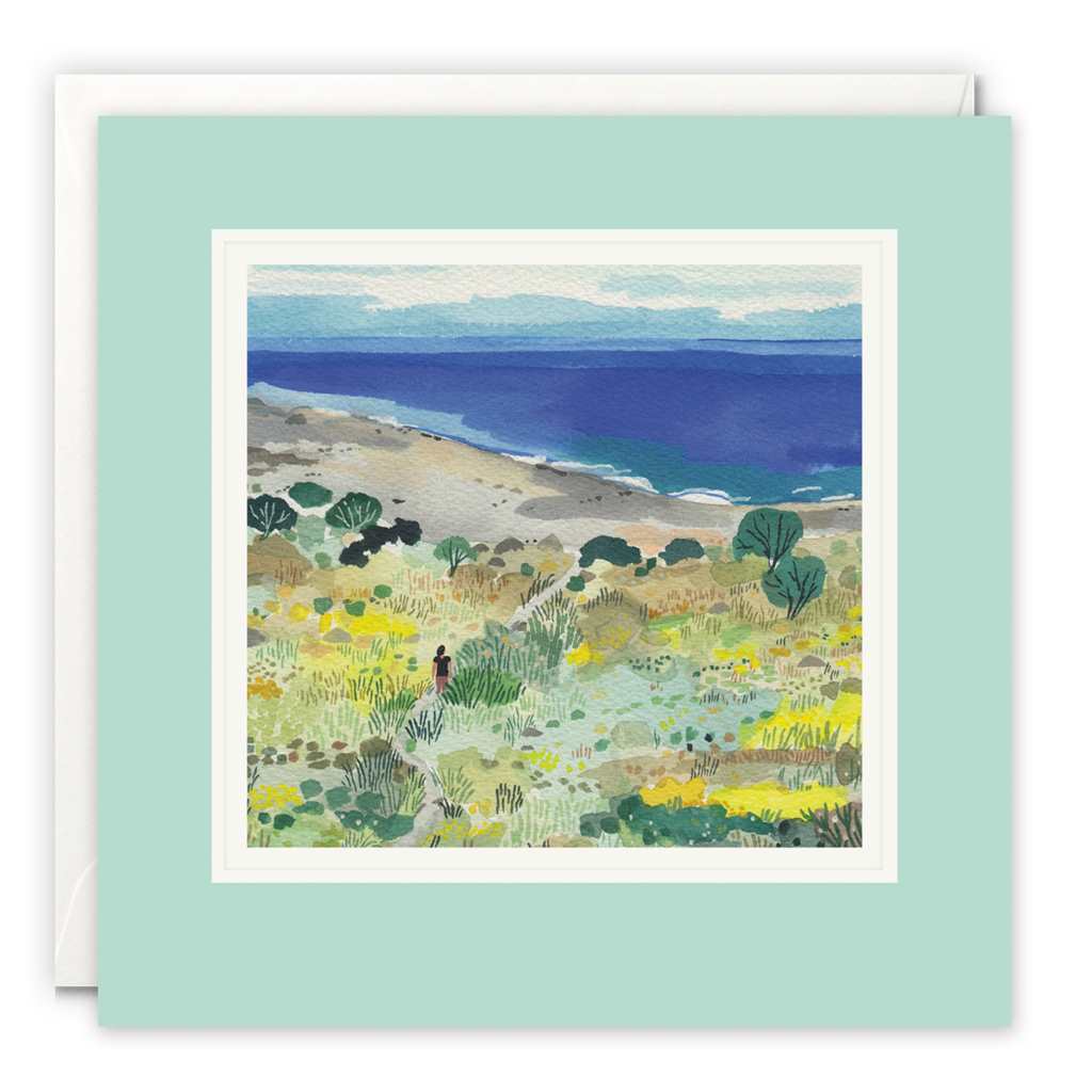 By The Sea Blank Art Card