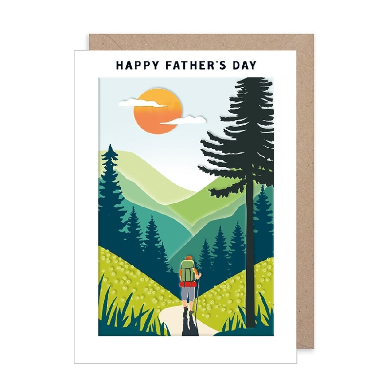Hiking Father's Day Card