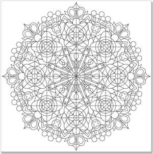 Kaleidoscope Designs Colouring Book