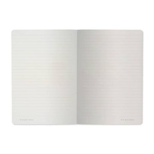 Mushrooms On White Small Lined Notebook