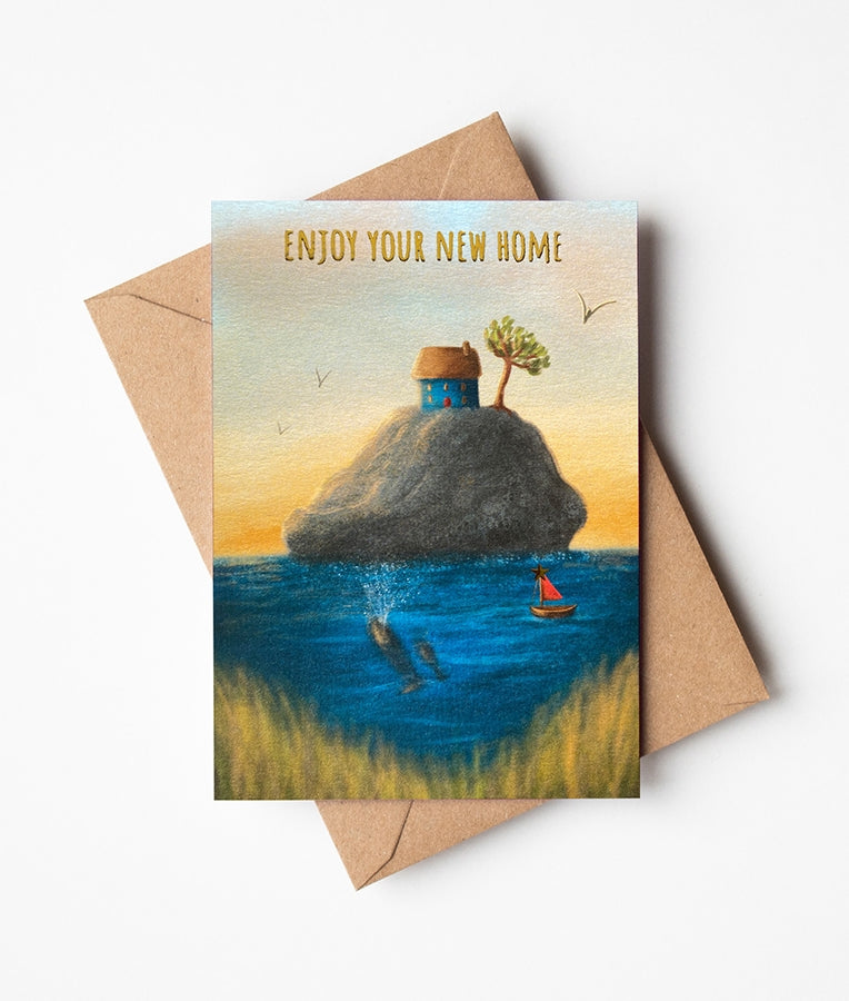 Home By The Sea New Home Card