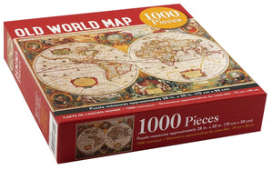 Peter Pauper 1000 Piece Puzzle | Old World Map