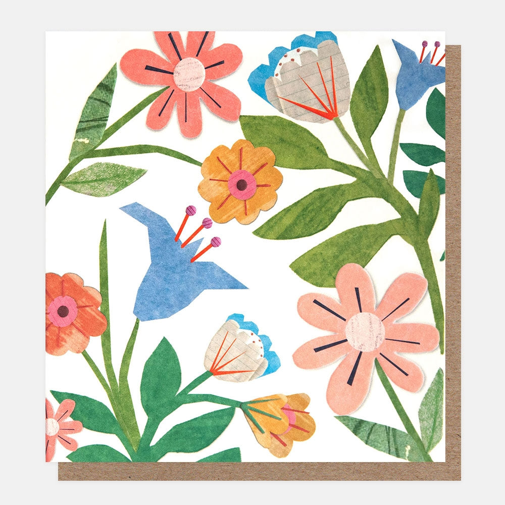 Wild Flower Blank Art Card