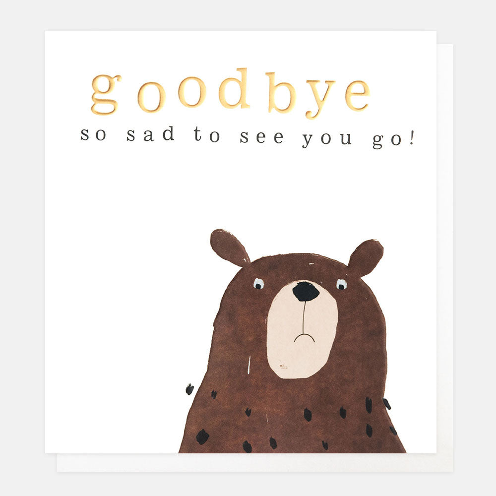 Goodbye Bear Card