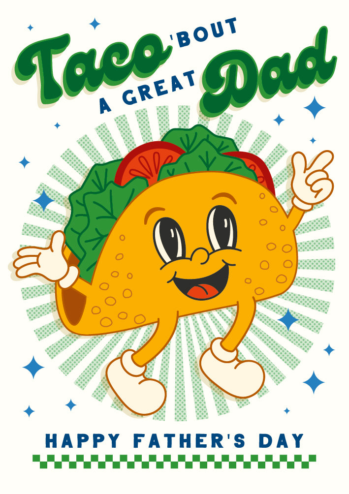 Taco Father's Day Card
