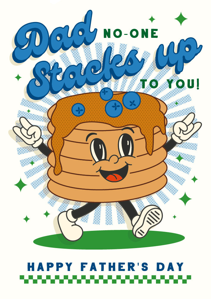 Stacks Up Father's Day Card