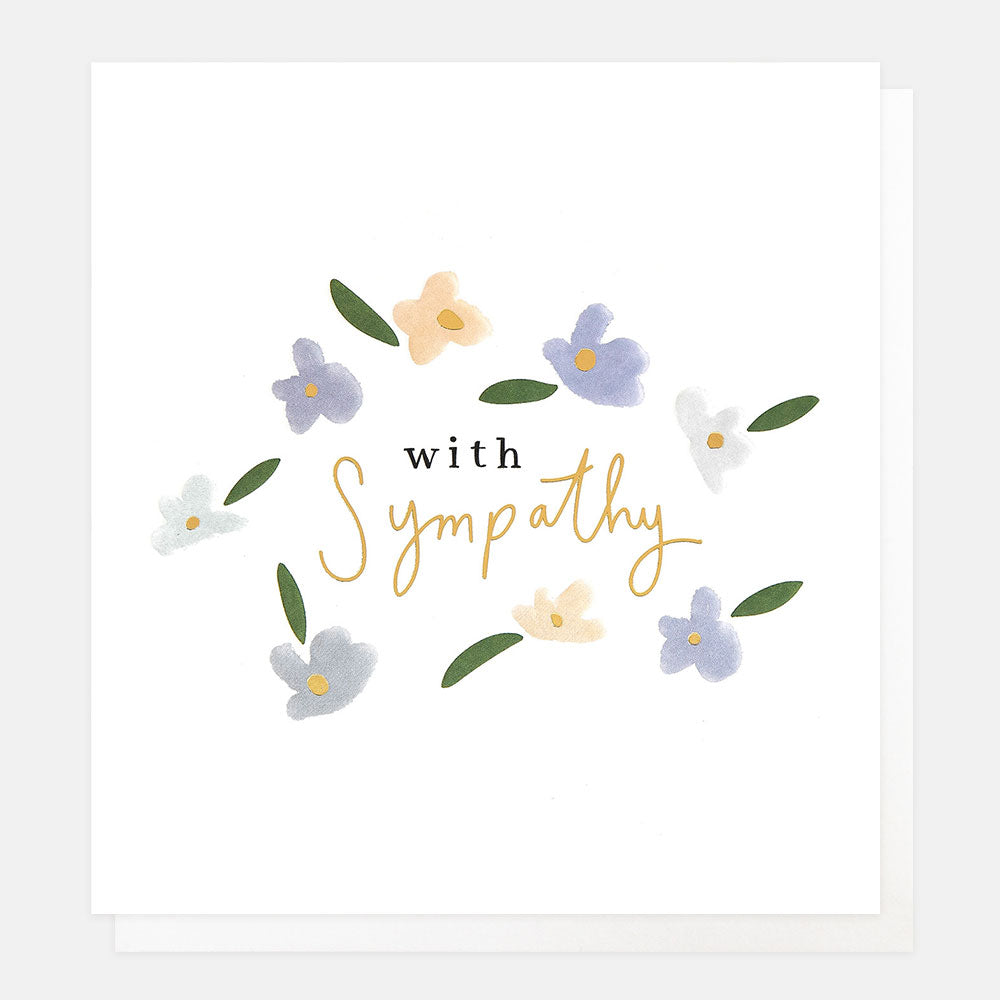 Floral Sympathy Card