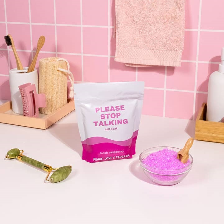 Peace, Love & Sarcasm Epsom Salt Bath Soak | Please Stop Talking