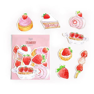 Strawberry Sticker Set