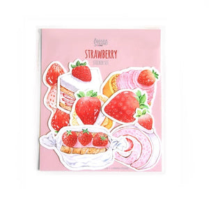 Strawberry Sticker Set