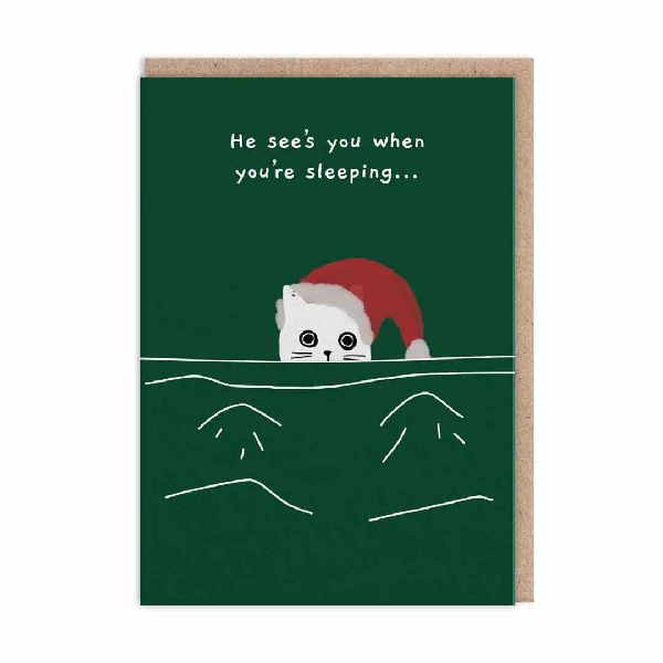 He Sees You Christmas Card