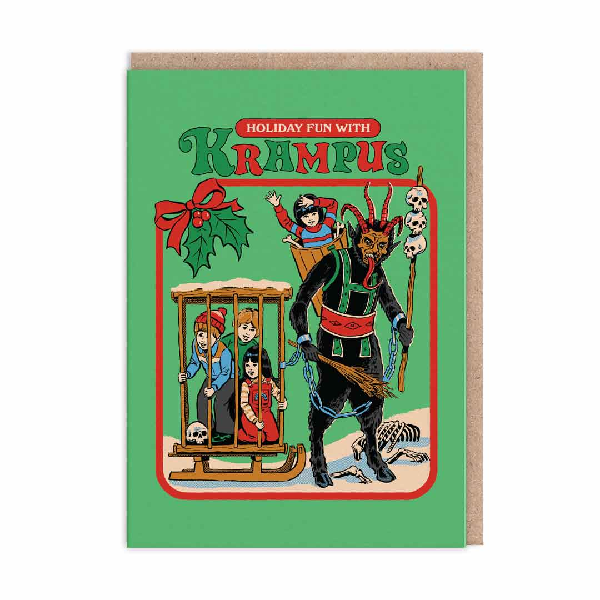 Holiday Fun With Krampus Christmas Card