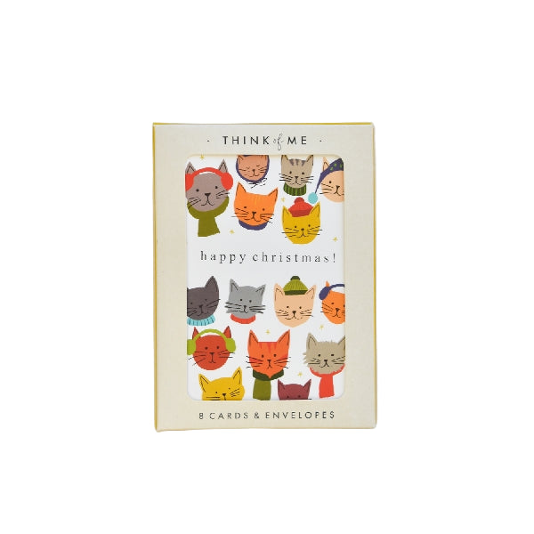 Winter Cats Christmas Card Pack