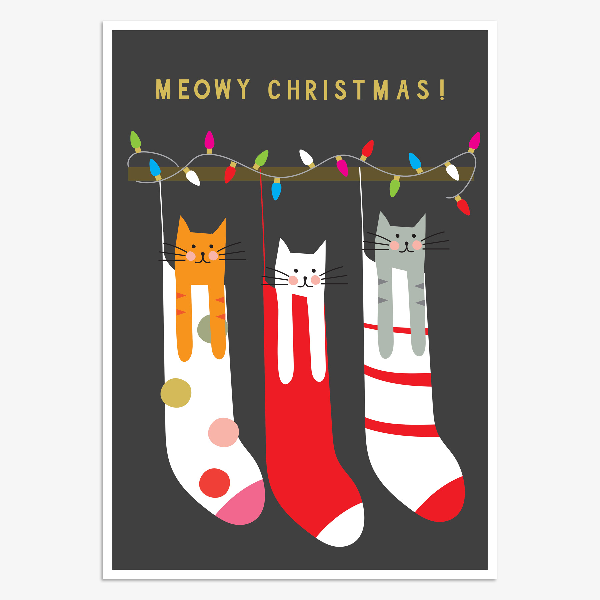 Meowy Christmas Card