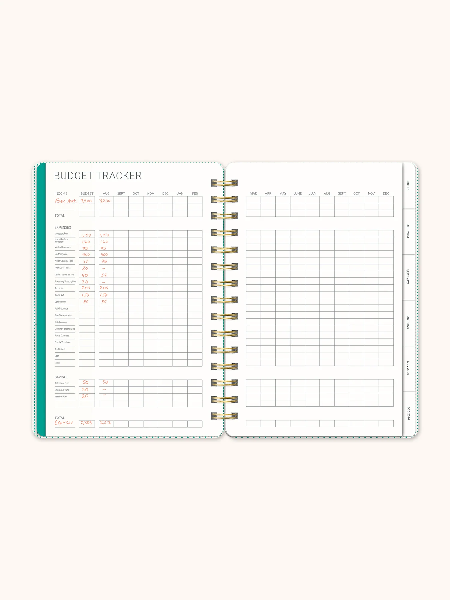 Studio Oh! Agatha 2025 17-Month Planner | Shroom Silhouettes