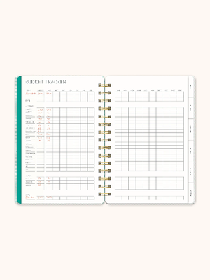 Studio Oh! Agatha 2025 17-Month Planner | Shroom Silhouettes