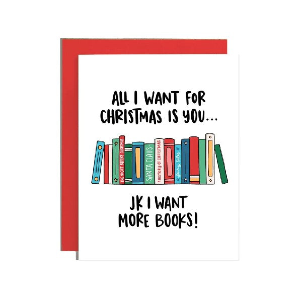 Christmas Books Card