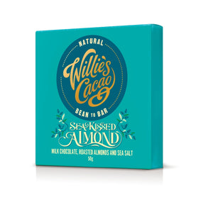 Willie's Cacao 50g Bar | Sea Kissed Almond