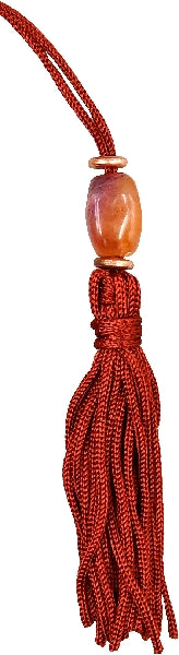 Antique Book Spine Beaded Tassel Bookmark