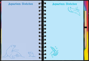 Scratch & Sketch Activity Book | At The Aquarium