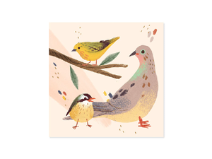 Backyard Birds Pop-Up Card
