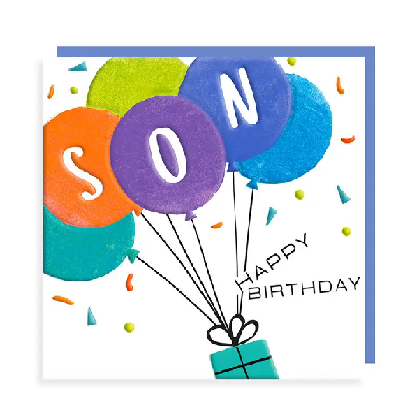 Happy Birthday Son Relative Birthday Card