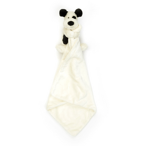 Jellycat Bashful Black And Cream Puppy Soother