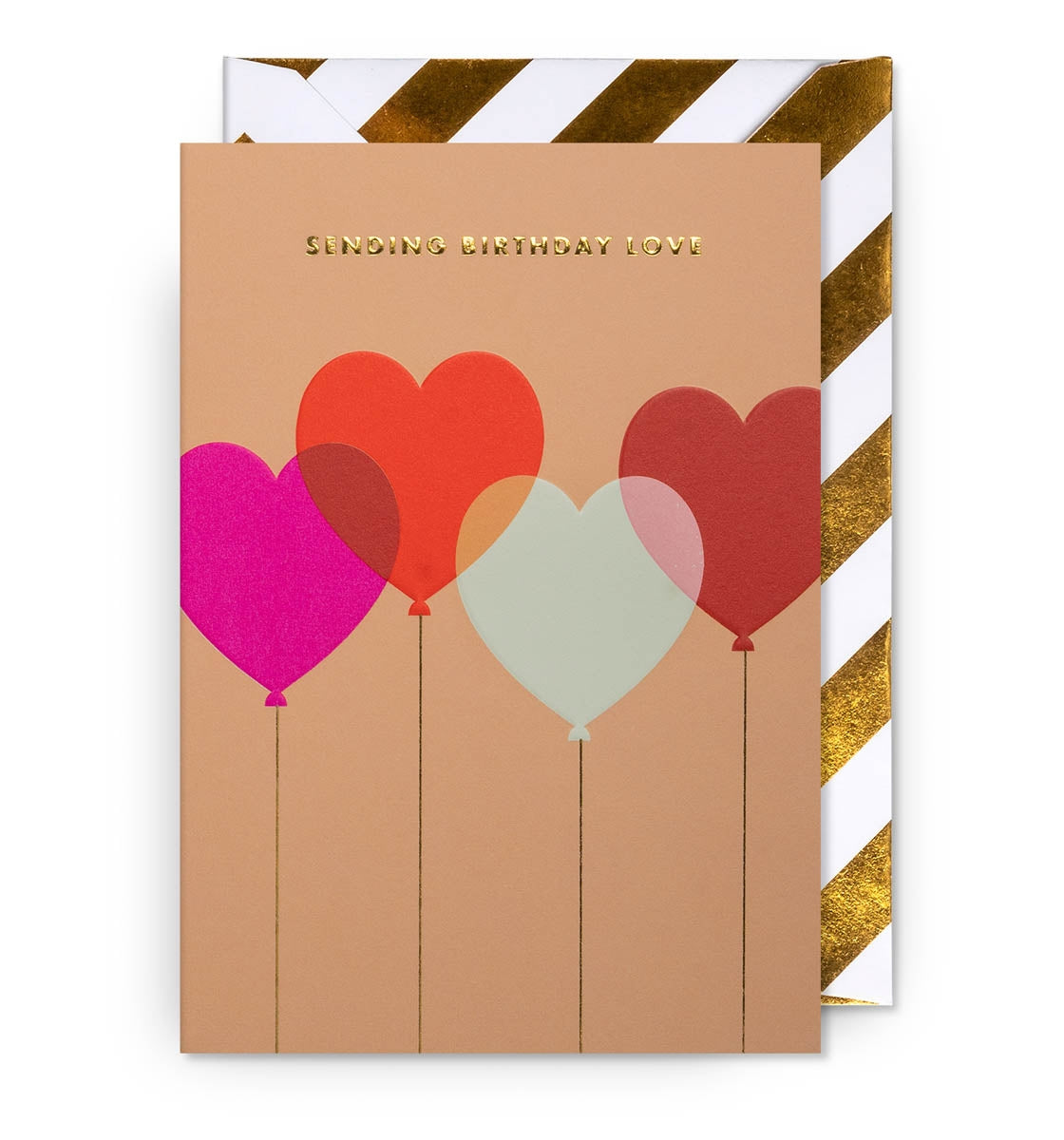 Love Balloon Birthday Card