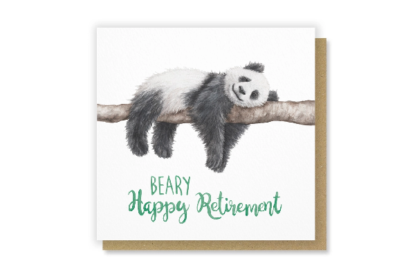 Beary Happy Retirement Card