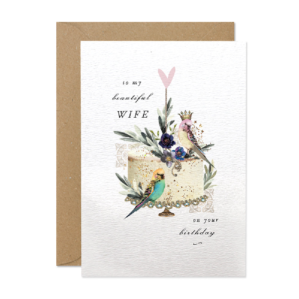 Beautiful Wife Birthday Card