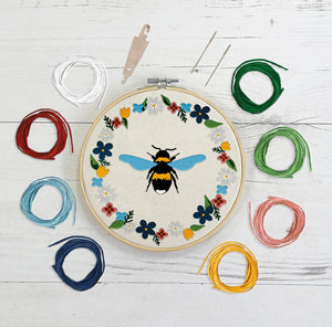 Bee Embroidery Kit