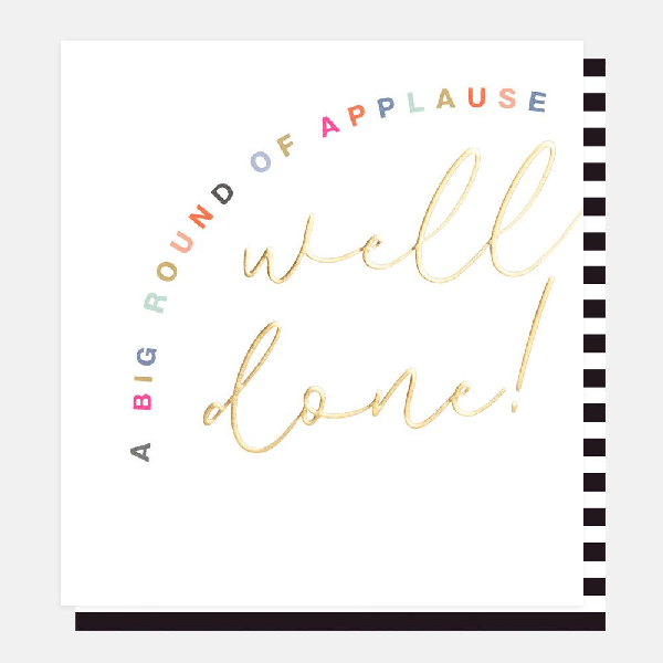 Round Of Applause Congratulations Card