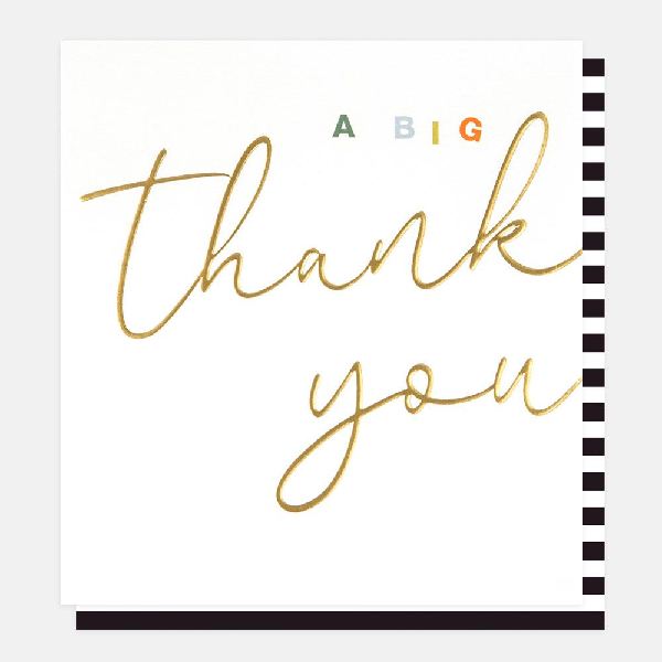 Big Thank You Card