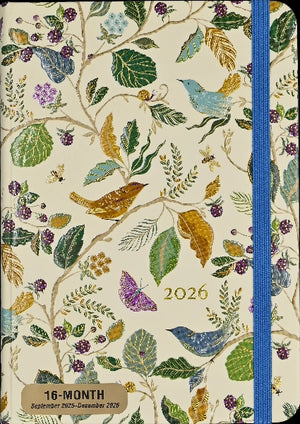 Peter Pauper 2026 16-month Agenda | Birds & Berries