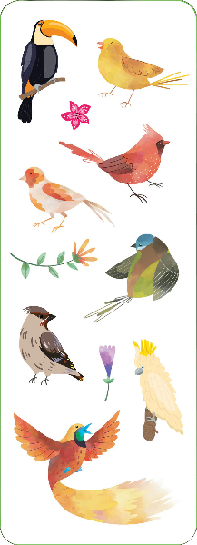 Bird Sticker Set