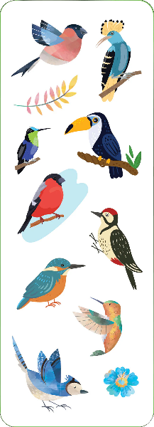 Bird Sticker Set