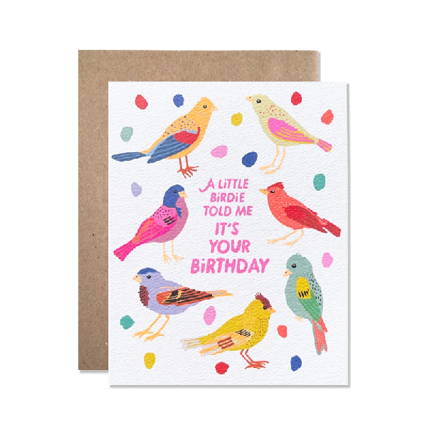 Birdies Birthday Card