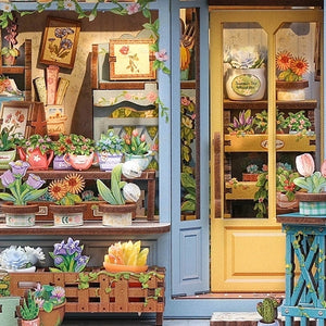 DIY Miniature Book Nook Kit | Anna's Blue Blossom